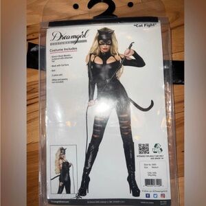 Dreamgirl Midnight Black Cat Costume Size M